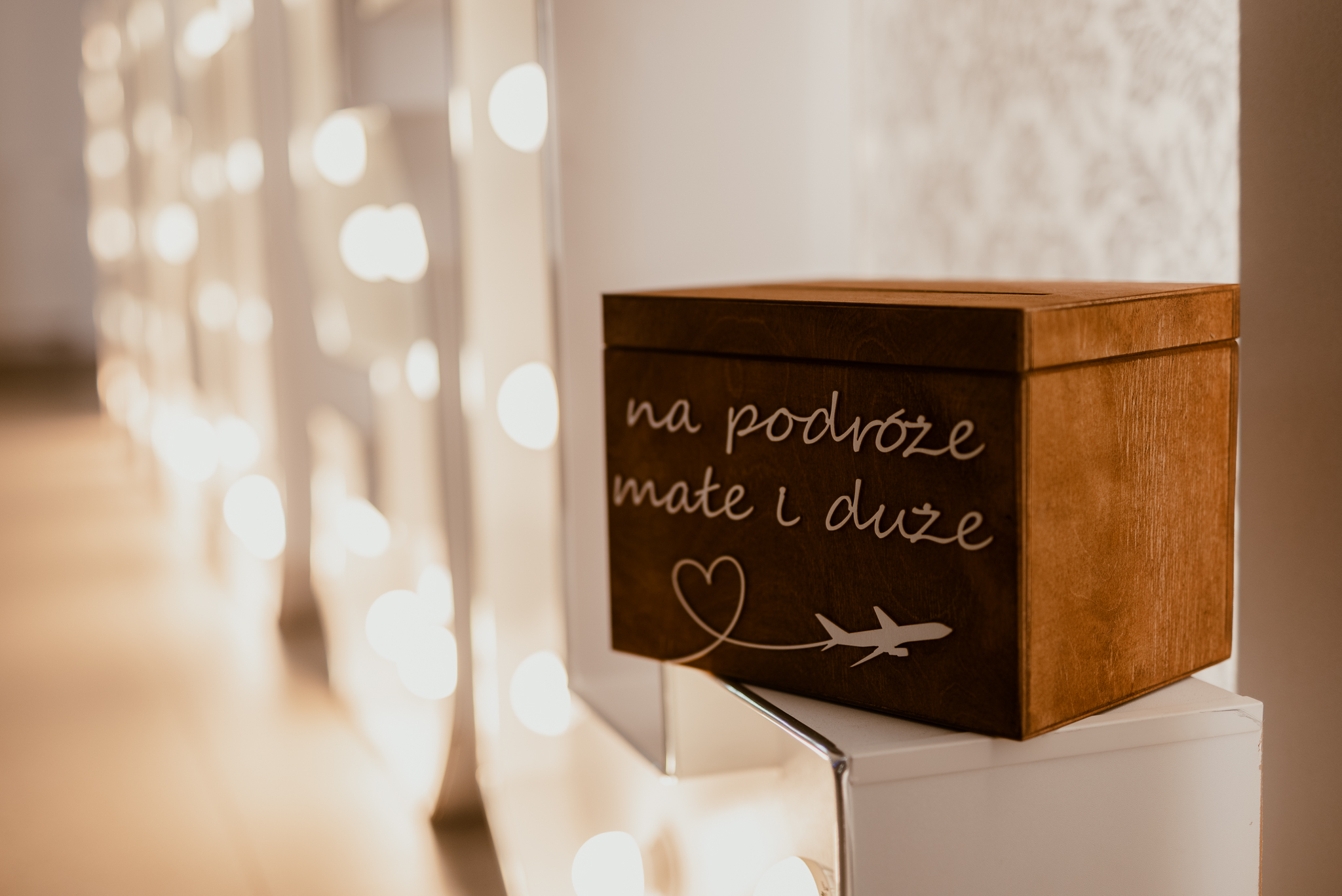Skrzynka na Koperty Ślubne Dąb 3 - obrazek 2